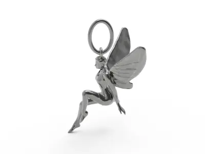 Angel pendant 3D print model