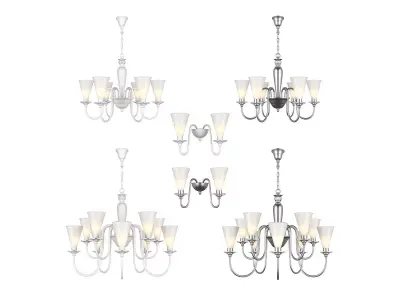 780 Torica Lightstar Collection of Modern Lamps 3D Model Pack