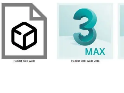 Habitat Oak Wilds 3D model Texture Texture