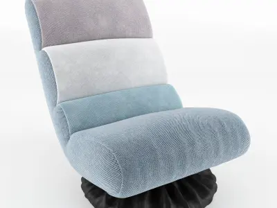Adjustable Floor Chair 3D model
