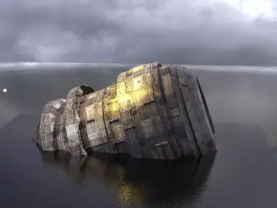 Planet Arch Pulse Terra Shard 6  3D model