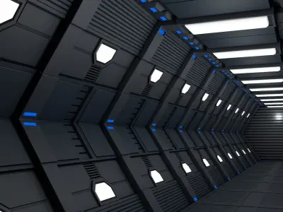Sci Fi Corridor 3D model
