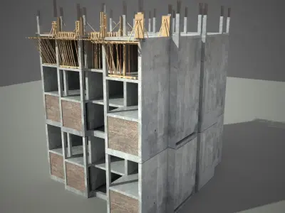 Construction Building 3D model