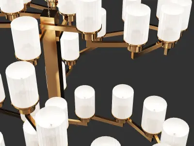 ARTU CHANDELIER Low-poly 3D model