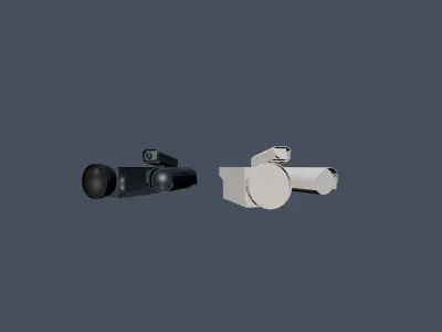 Electric city assets for game Low-poly 3D model