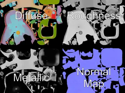 Whimsical Fantasy Cottage Model Pack Low-poly 3D model