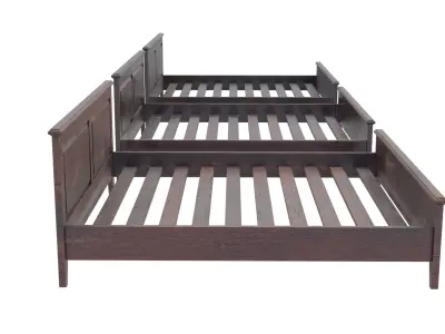 Bed Frame Low-poly 3D model