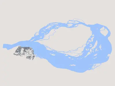 Kinshasa Capital of the Democratic Republic of the Cong 3D model