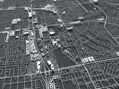 Cityscape Las Vegas Sun City Summerlin Nevada USA  3D model