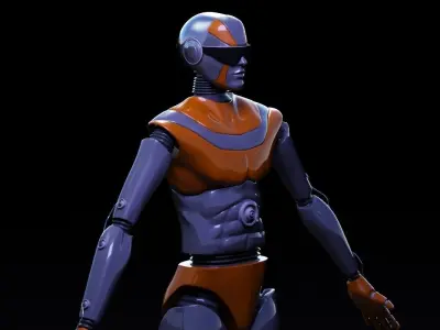 ROBOT 4 female 3D model
