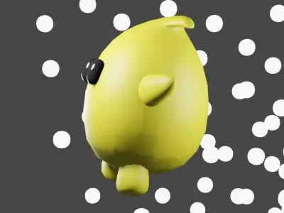 3D Star Low-poly 3D model