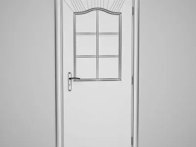 CGAxis Door 3D model