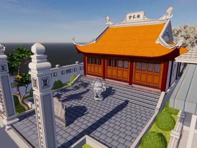 Ancestral Temple -  House of cult Free 3D model