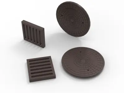 MANHOLE COVER 3D model