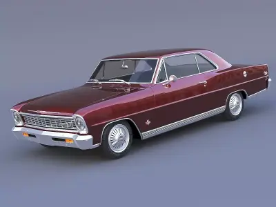1966 Chevrolet Nova SS 3D model