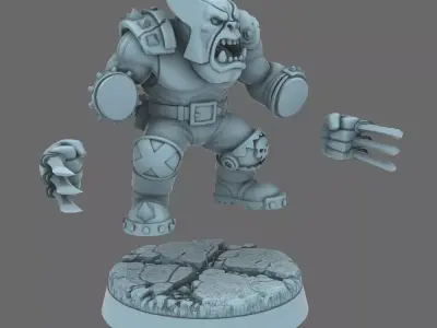 SO Silver Lads Logg n Ironclaw 3D print model