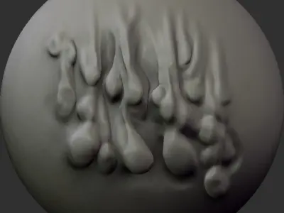 Zbrush - VDM  Wax Brush Texture