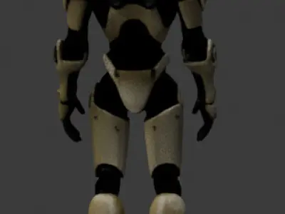 humanoid robot 3D model