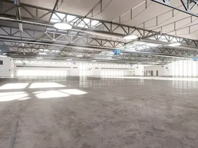 Warehouse 002 UE4 3D model