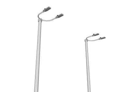 Light Pole - Lamp Post 10 3D model