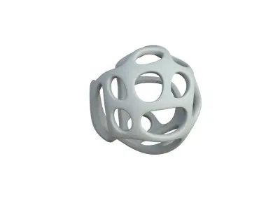 SciFi Cube Object No 41422 Low Poly Shape Texture