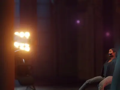 Blender epic scene Low-poly 3D model