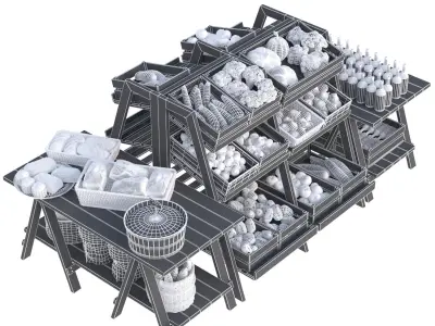 Market Place 9 3D model