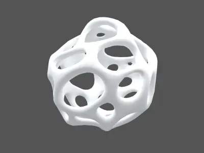 Abstract Shape v19 002 Low-poly 3D model