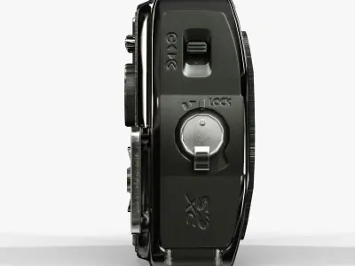 Olympus Stylus Tough TG-830 Silver rugged proof digital camera Low-poly 3D model