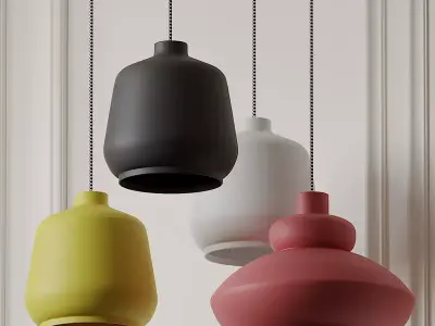 Tora and Kiki Pendant by Miniforms 3D model