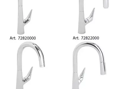 Kitchen Faucet Collection HANSGROHE Talis M 3D model