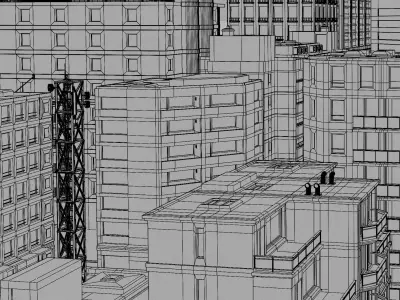 City Buildings Kitbash Pack of 22 Detailed Models Blender  3D model