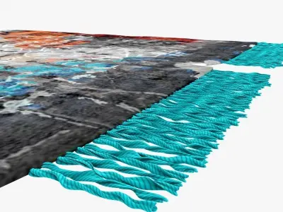 CALLE HENZEL Coutinho C3 Frozen Cut carpet 3D model