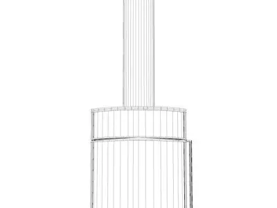 wood stove P Low-poly 3D model