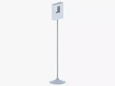 1446 - Floor Lamp Low-poly 3D model
