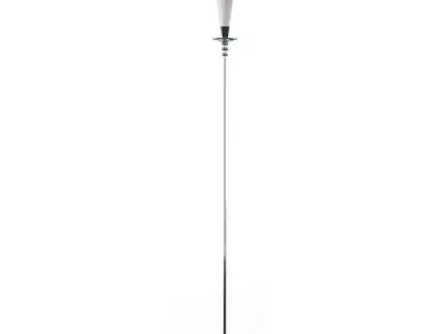 Retro Metal Lamp 3D model