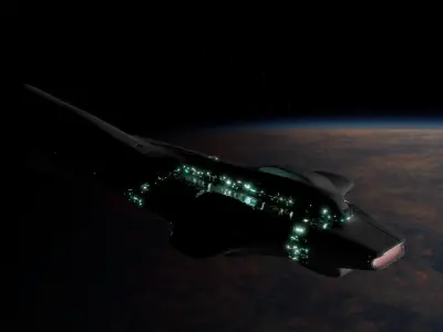 Mothership - Capitalship 3D model