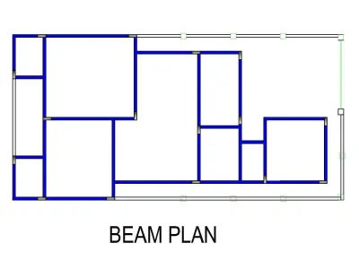 200 sq yard house plan 3D model