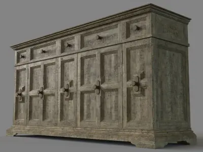 Dining Room La Grange Holman Buffet 3D model