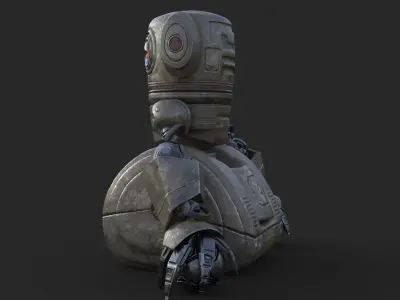Cute Robot 3D model