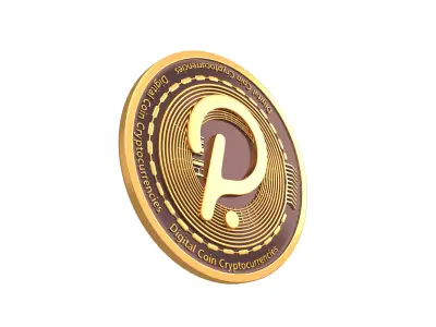 Polkadot Coin v4 001 3D model
