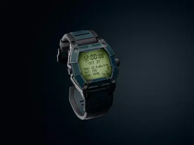 Core Link X - Tactical Radio and Smartwatch Bundle Low-poly 3D model