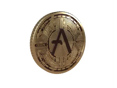 Aave Coin v5 001 3D model