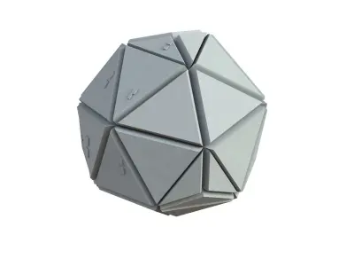Sci Fi Object No 3528 Low Poly Low-poly 3D model