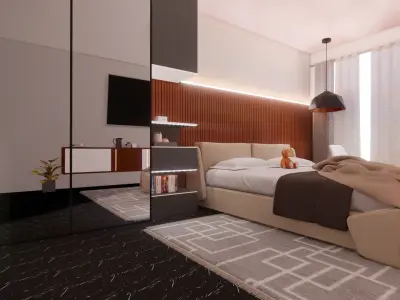 BEDROOM INTERIOR 3D model