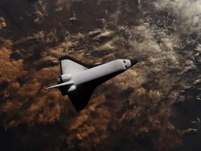 Space Shuttle Model - Realistic 3D Model 3D model