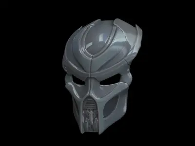 predator cosplay mask 3D print model