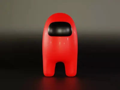 Among Us Character Low-poly 3D model