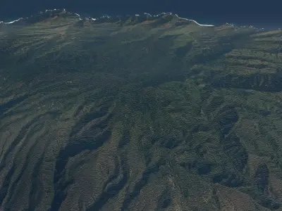 La Gomera Island 3D model