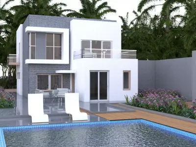 laos Archviz Exterior 3D model